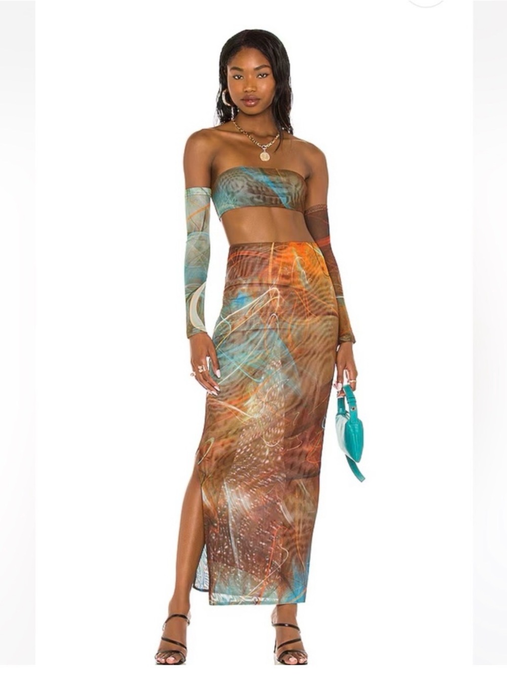 Farai London x Revolve Leila 4pc Set in Multi Size Medium